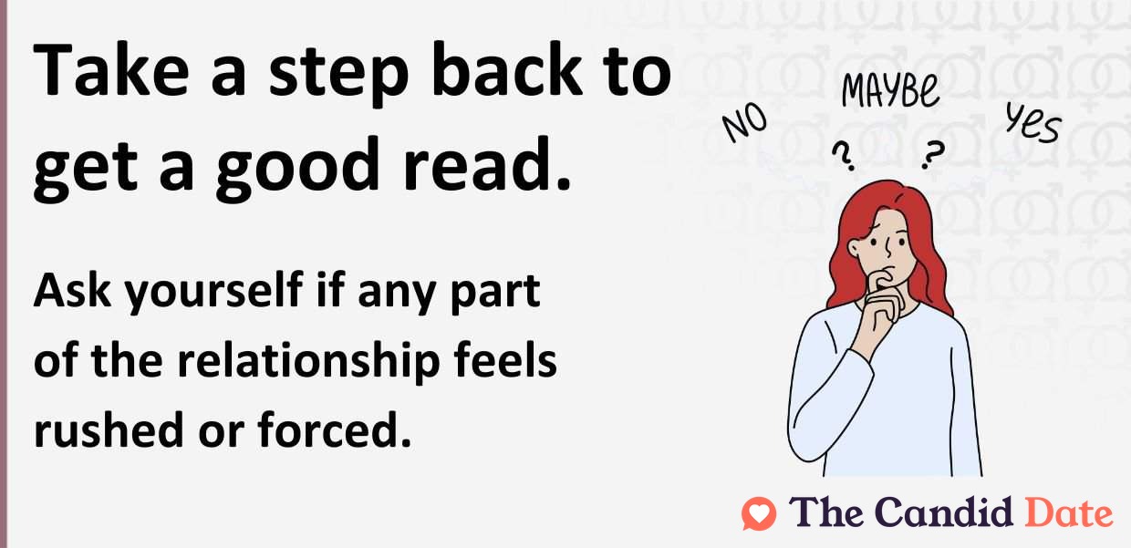 Take a step back to get a good read.