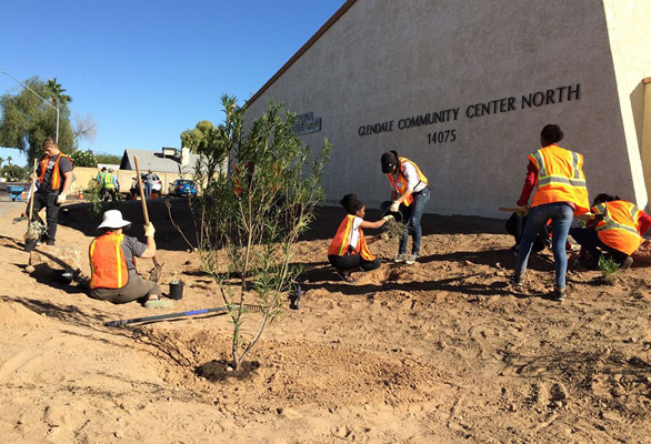 Photo of volunteers in Glendale