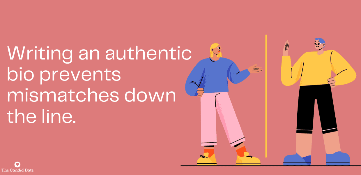 Online dating bio example
