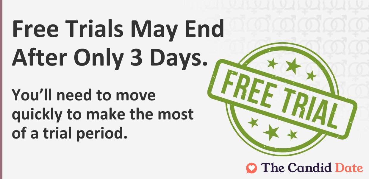 Free trials may end after only three days.