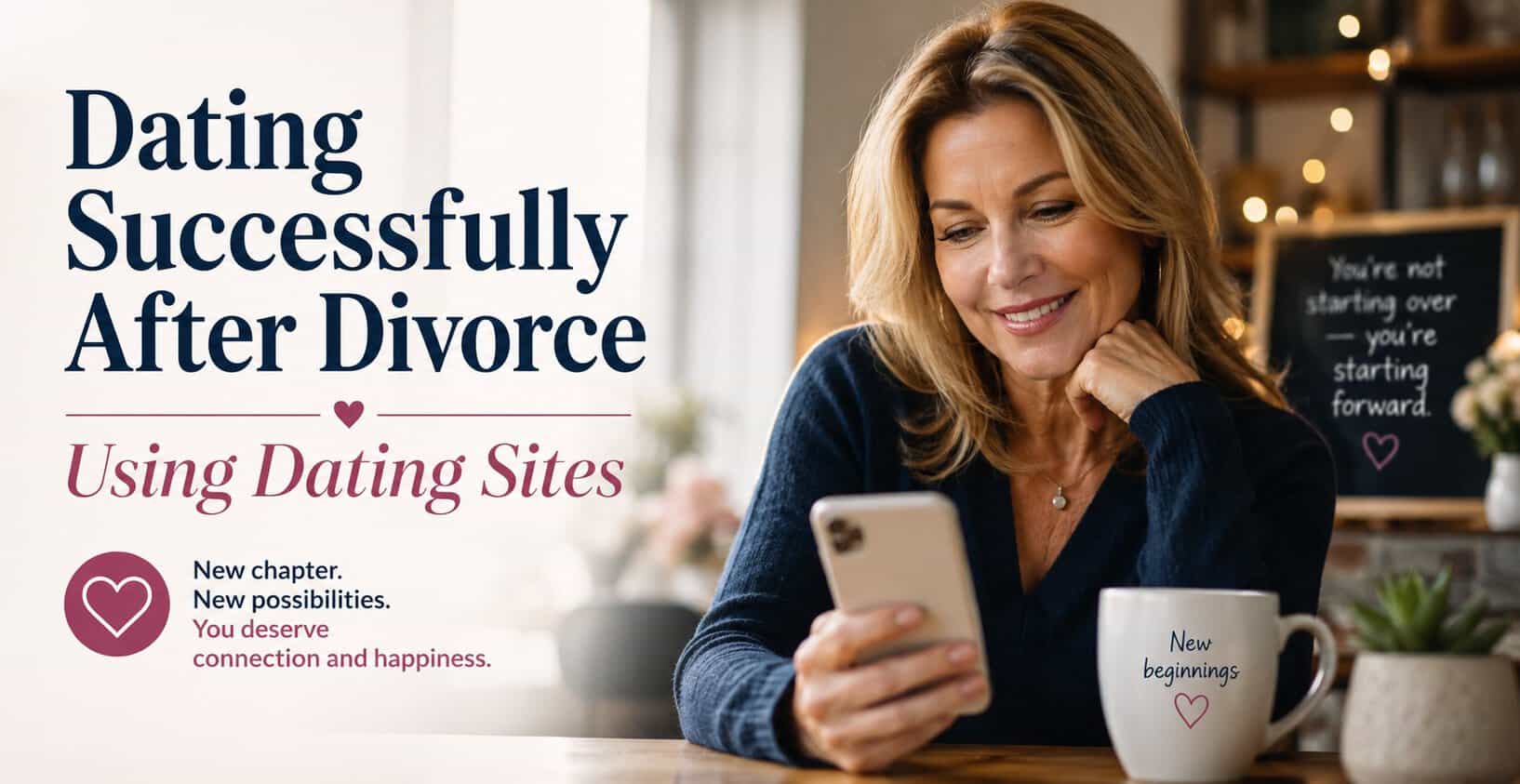 Using Dating Sites to Find Love Again After Divorce