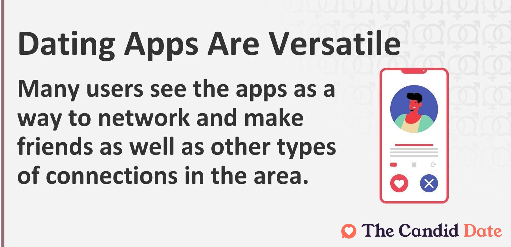 Many users see the apps as a way to network and make friends as well as other types of connections in the area.