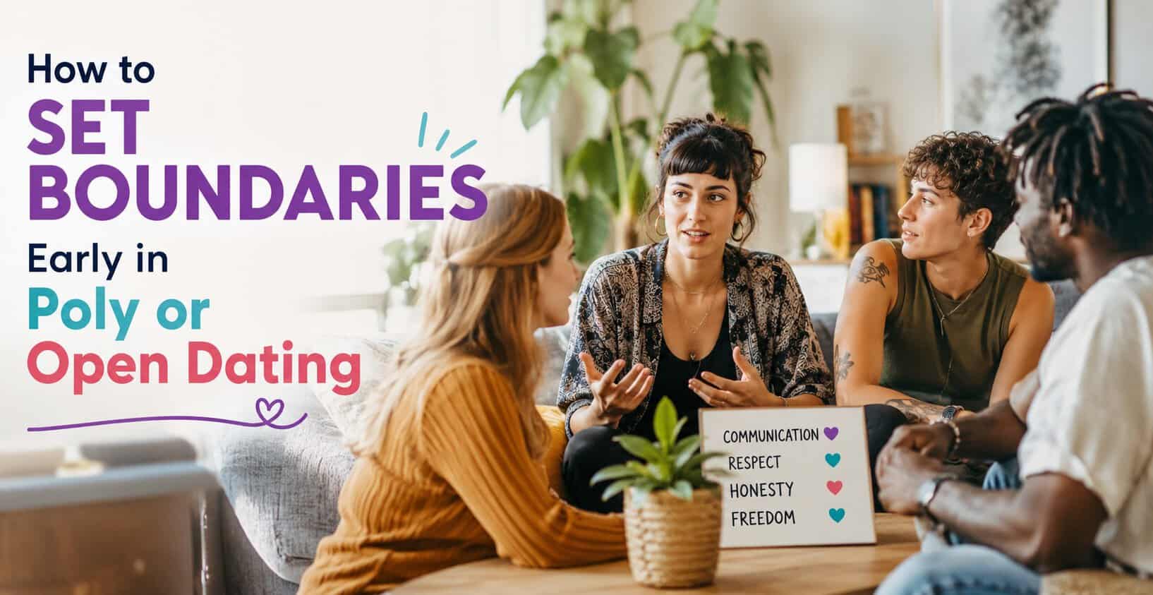 Setting Boundaries Early in Polyamorous or Open Dating