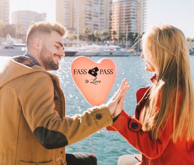 Fass Pass to Love couple with heart