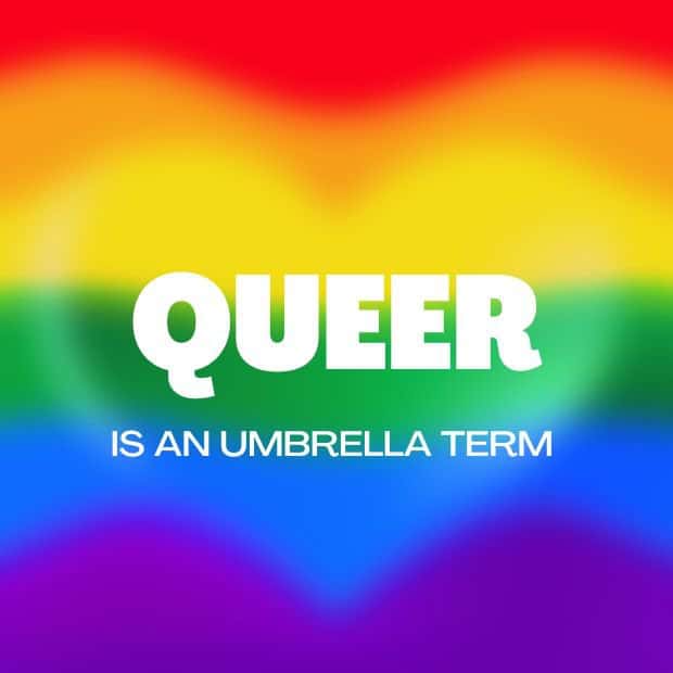Queer is an umbrella term