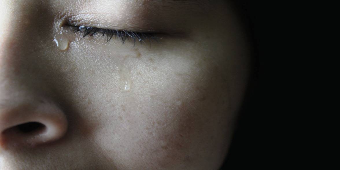 Photo of woman crying
