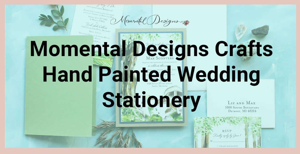 Momental Designs Hand-Paints Wedding Stationery to Match Your Love Story
