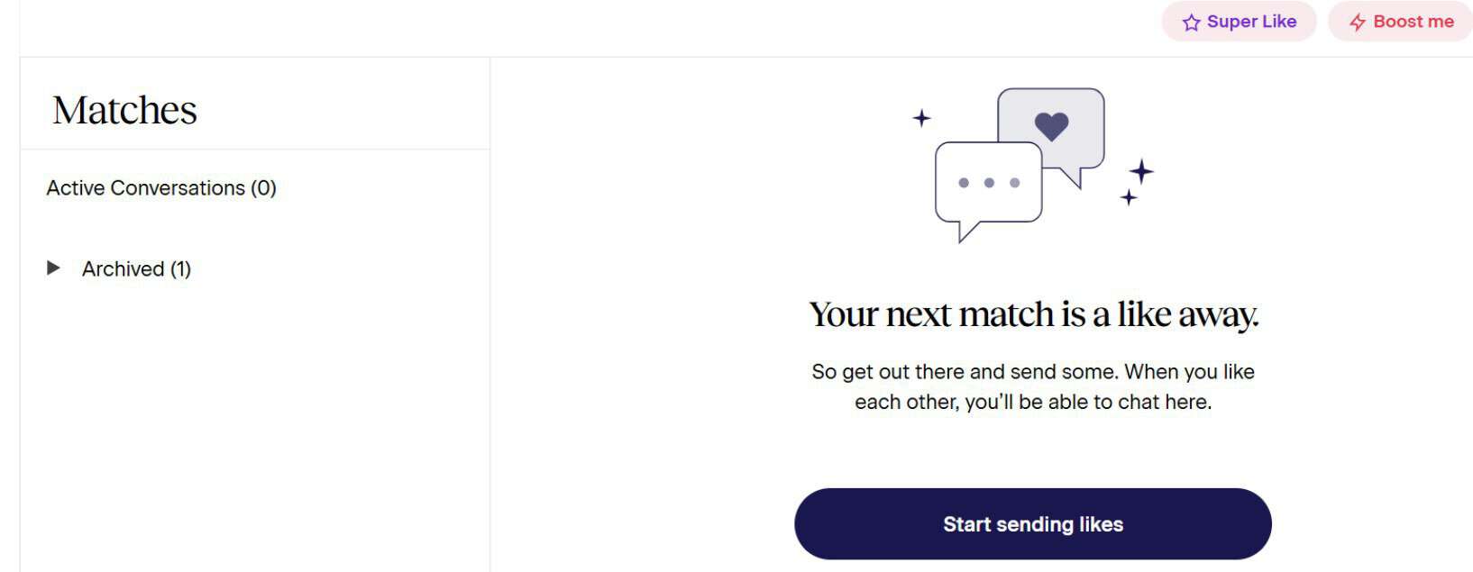 Match.com inbox
