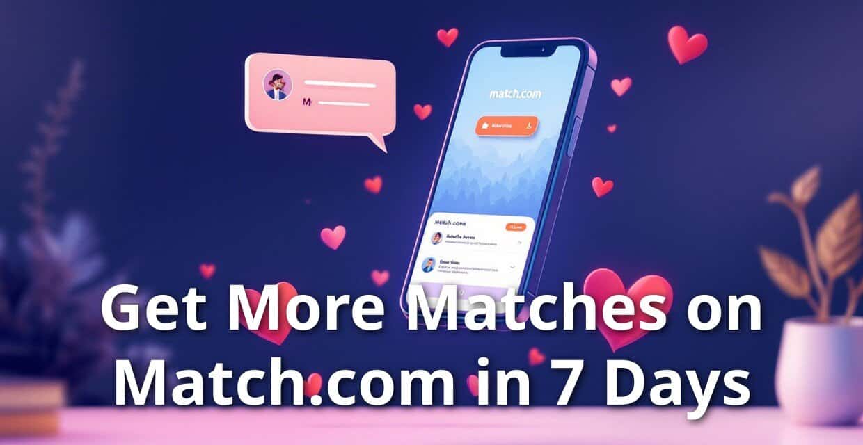 A 7-Day Advanced Plan for More Matches on Match.com