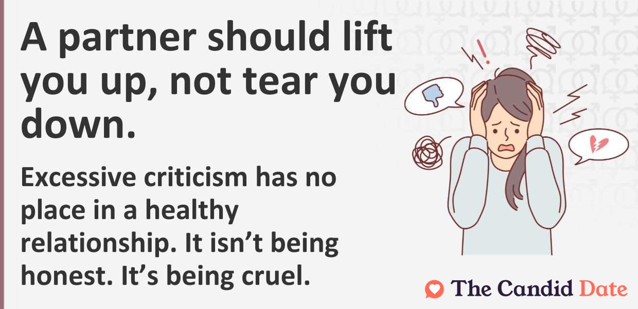 A partner should lift you up, not tear you down
