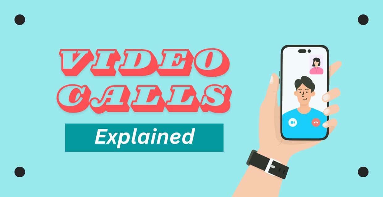 Photo of a video call