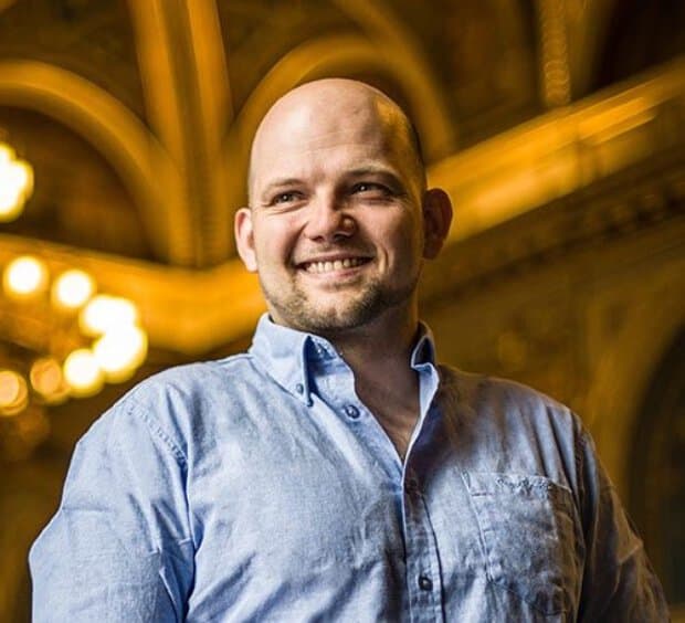 Photo of Nonmono founder László Ágoston
