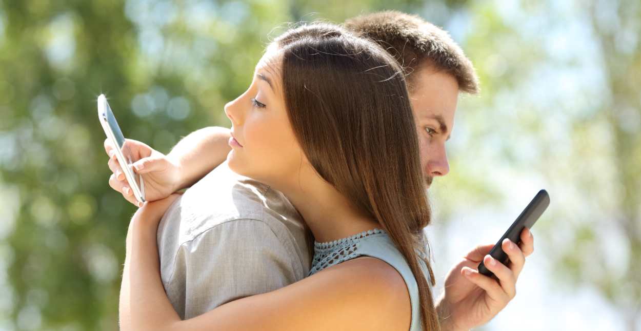Photo of a cheating couple