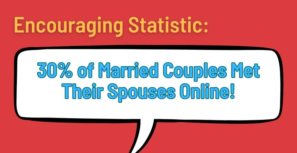 30% of married couples met their spouses online