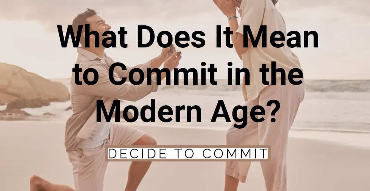 A Marriage Expert on What Commitment Means Today