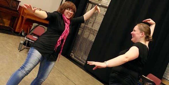 Photo of a Milwaukee Repertory Theater class