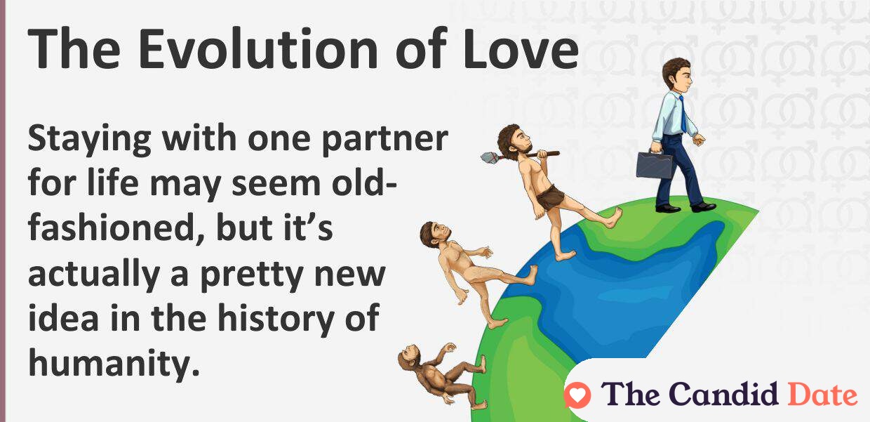 Staying with one partner for life may seem old-fashioned, but it is actually a pretty new idea in the history of humanity.