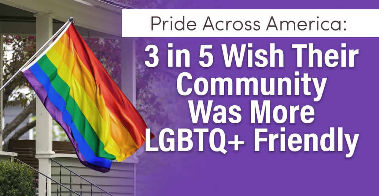 3 in 5 Americans Want Their Community to Be More LGBTQ+ Friendly