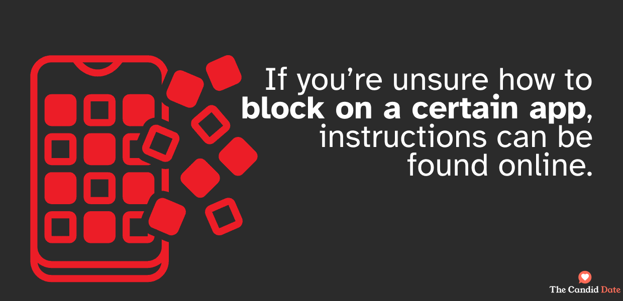 block on different apps