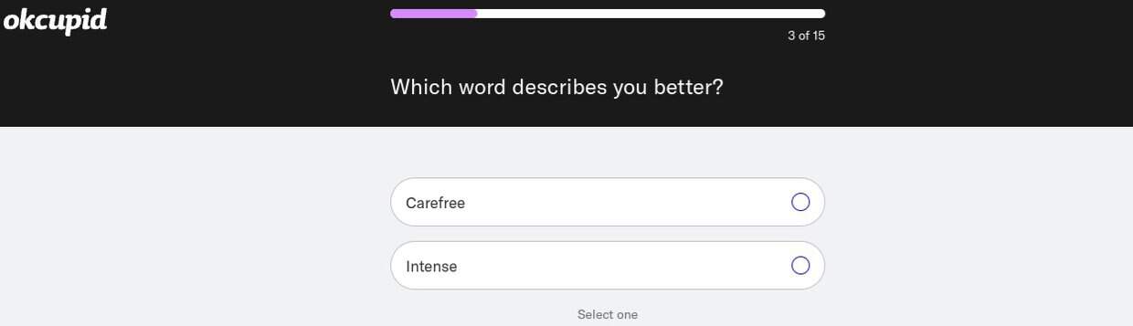 OkCupid question