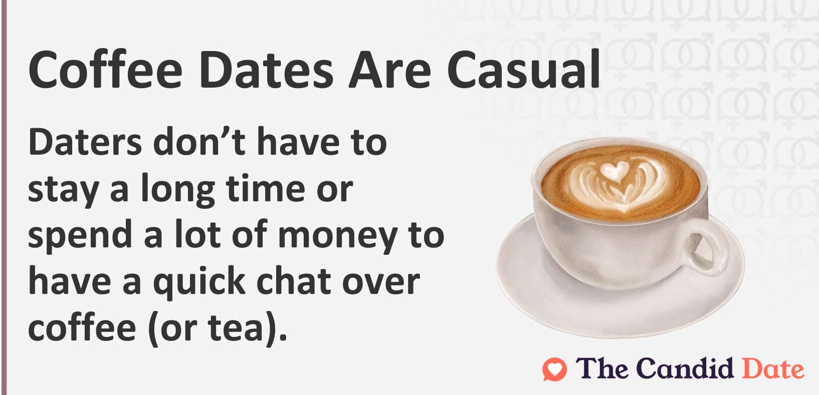 Coffee shop first date for serious relationship seekers