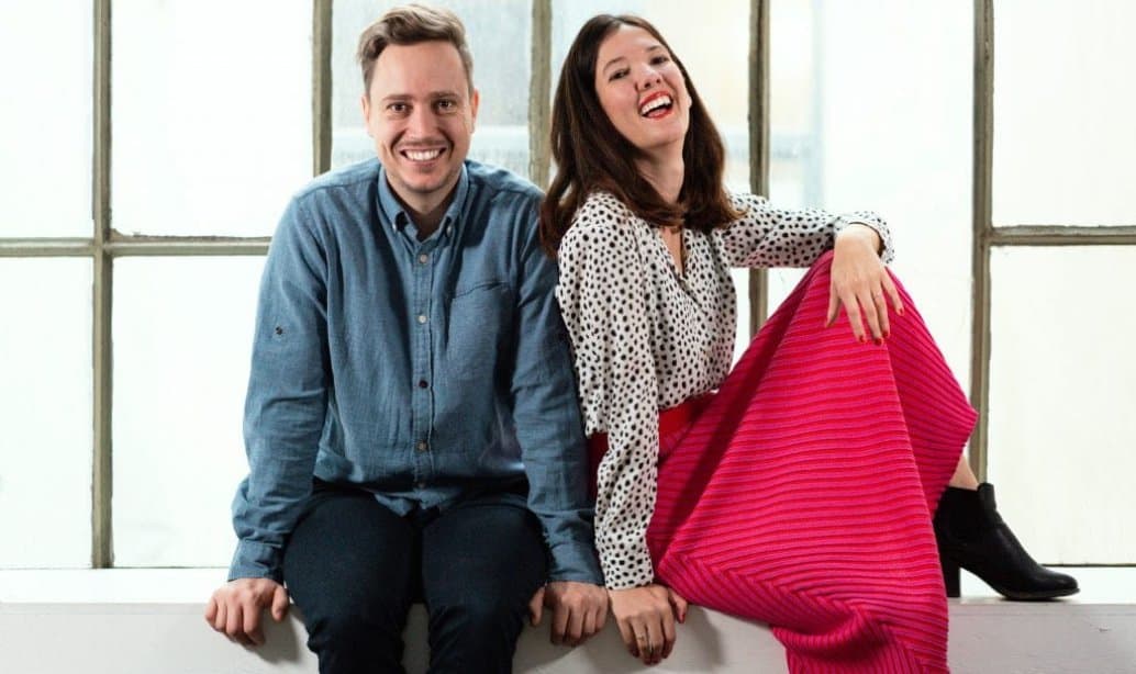 Photo of Mariah Freya and Phil Steinweber, the co-founder couple of Beducated